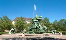 Stuhlmannbrunnen in Hamburg Altona